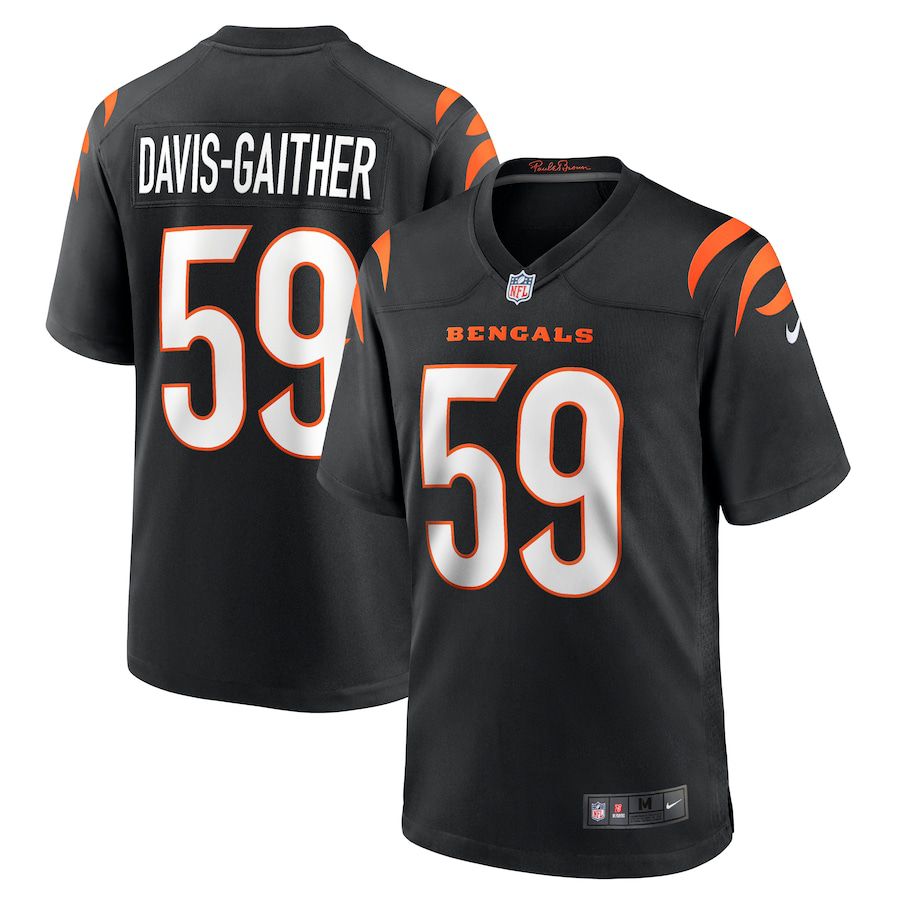 Men Cincinnati Bengals 59 Akeem Davis Gaither Nike Black Game Player NFL Jersey